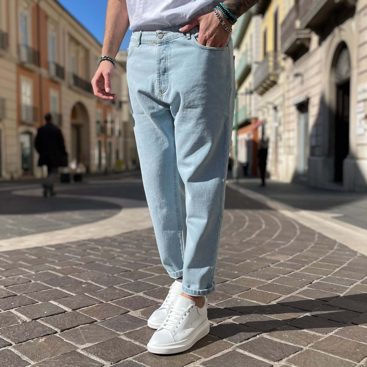 Jeans chiaro Ronaldo regular fit - FLAG STORE