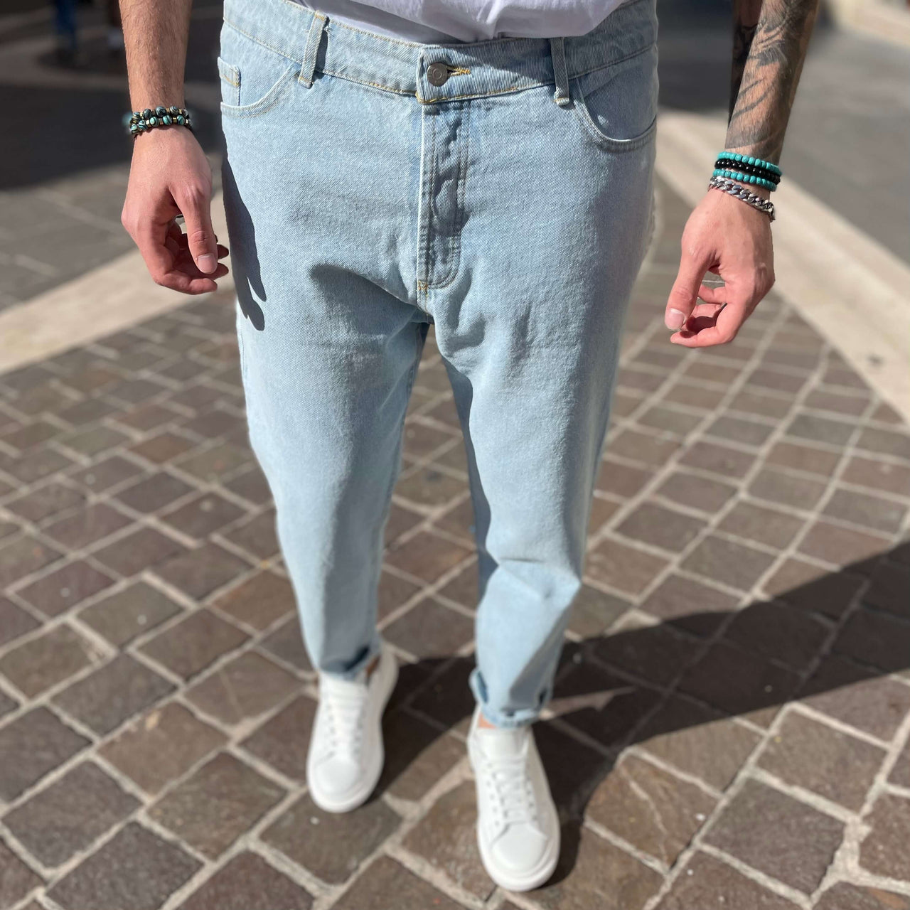Jeans chiaro Ronaldo regular fit - FLAG STORE