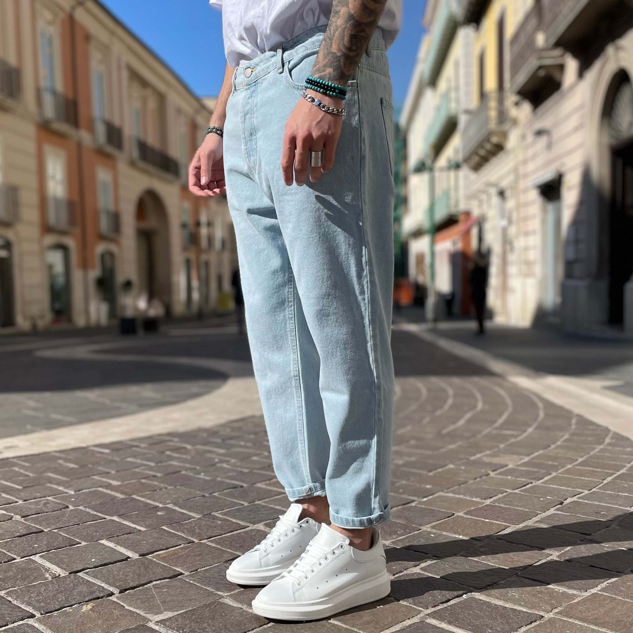 Jeans chiaro Ronaldo regular fit - FLAG STORE