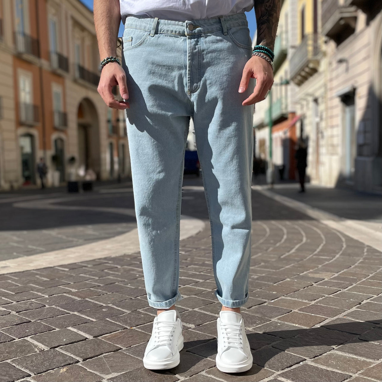 Jeans chiaro Ronaldo regular fit - FLAG STORE