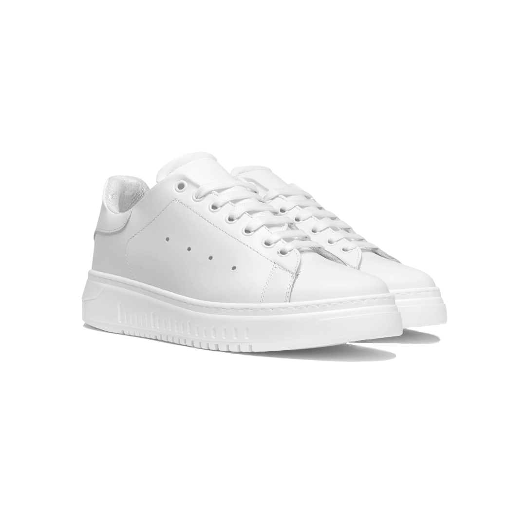 Sneakers suola army bianca con puntini - FLAG STORE