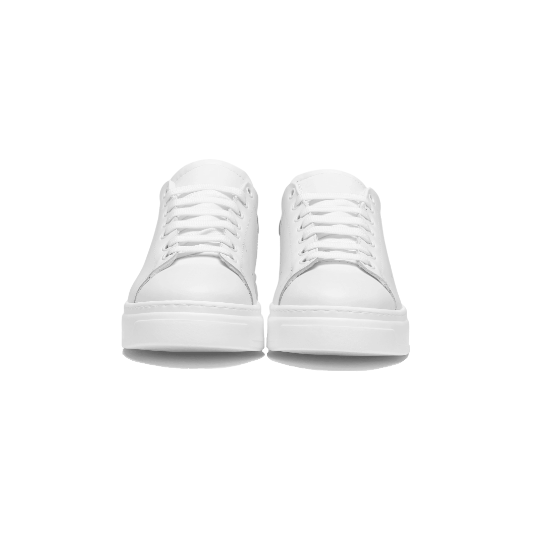 Sneakers suola army bianca con puntini - FLAG STORE