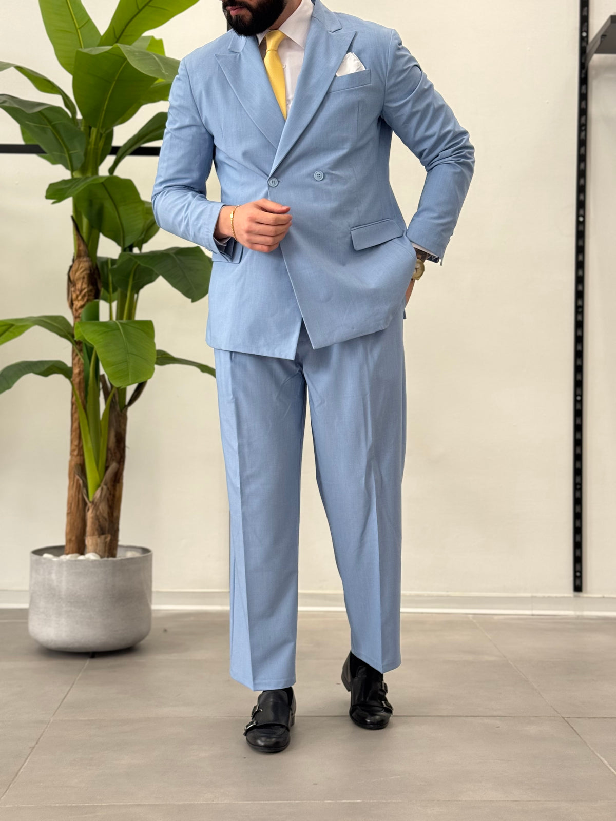 Malaga double-breasted suit 