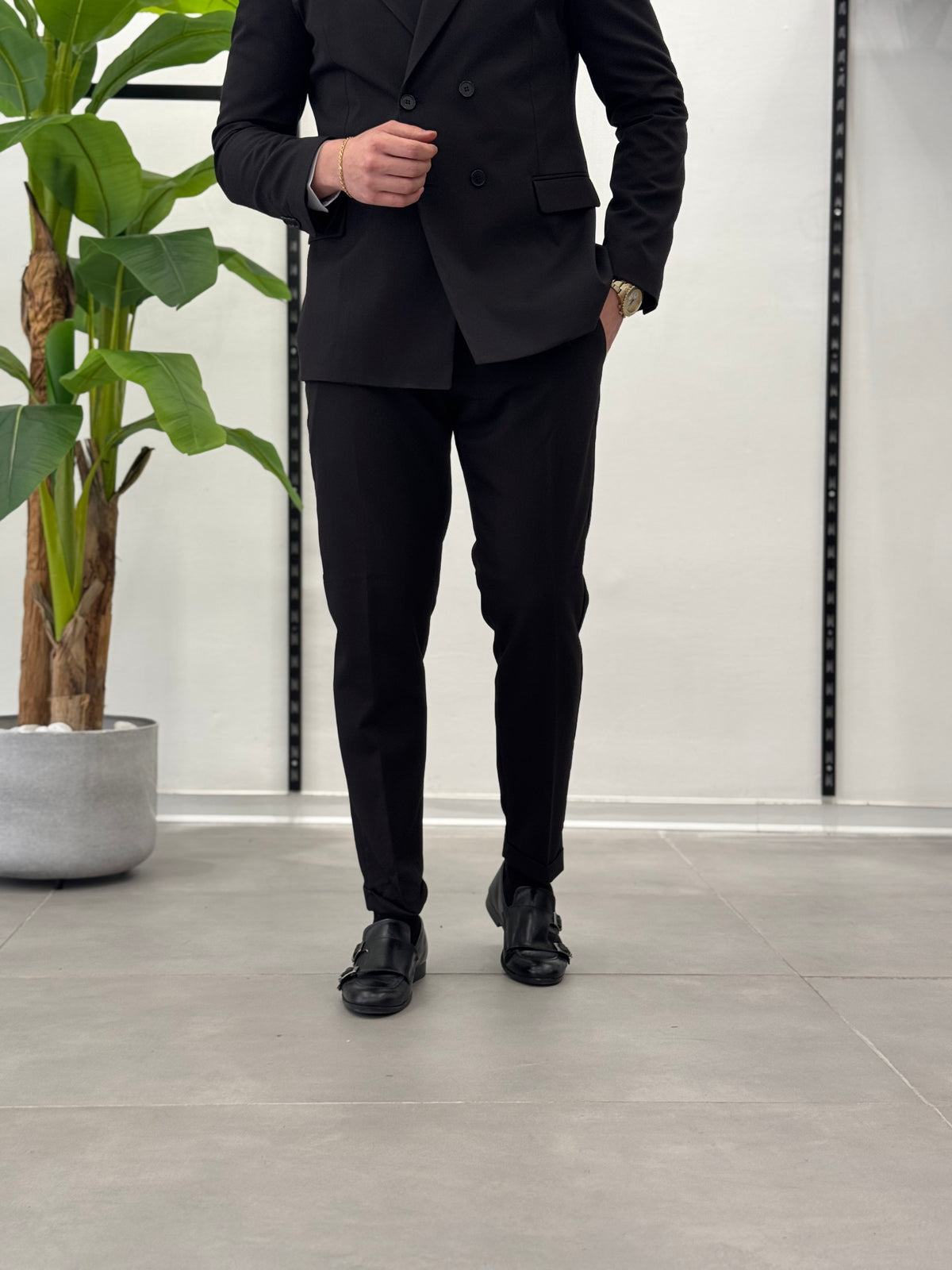 Malaga double-breasted suit 