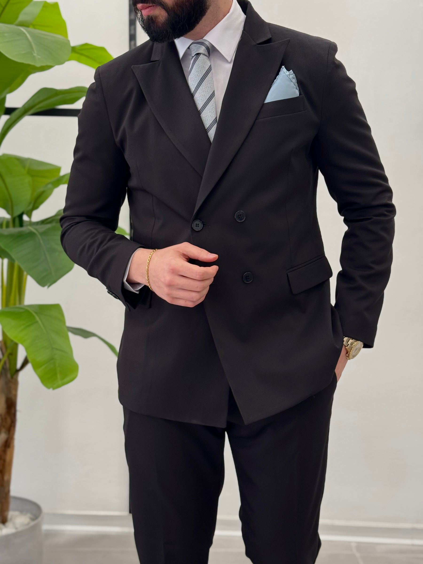 Malaga double-breasted suit 