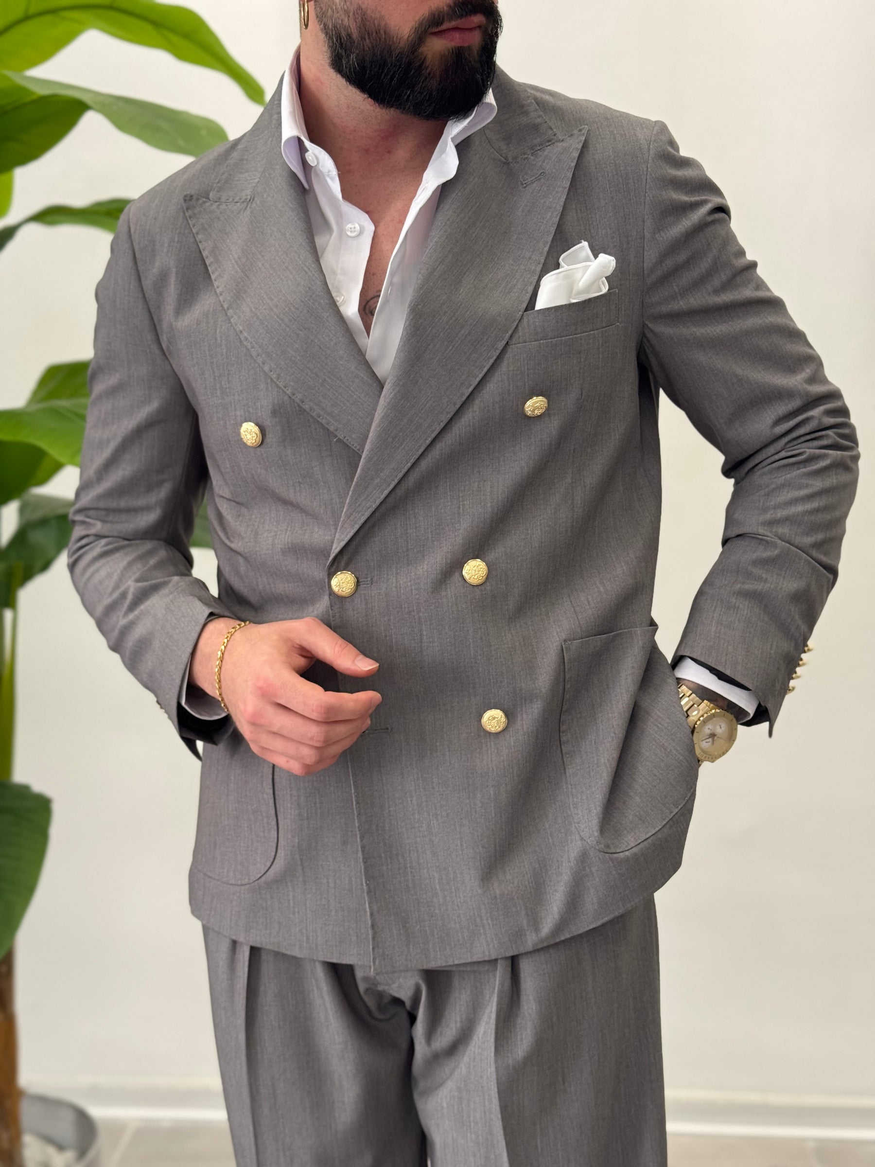 Malaga double-breasted suit 