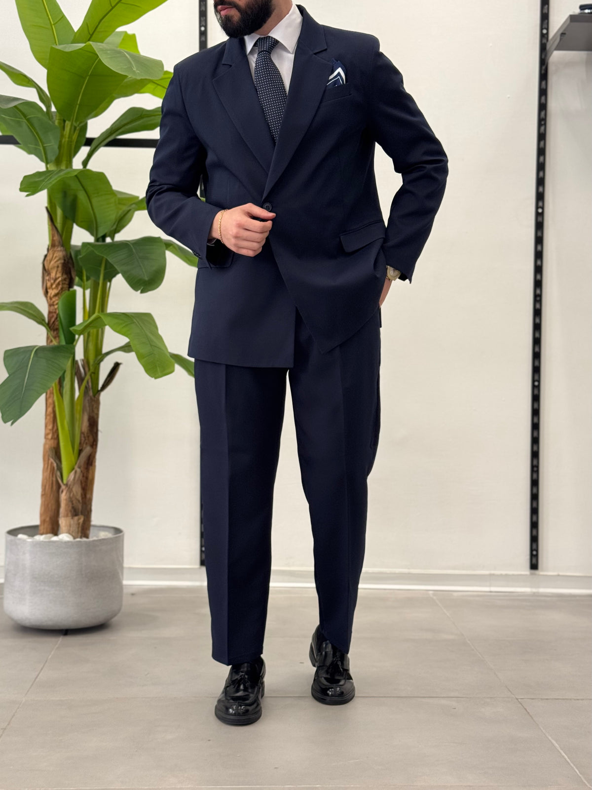 Malaga double-breasted suit 