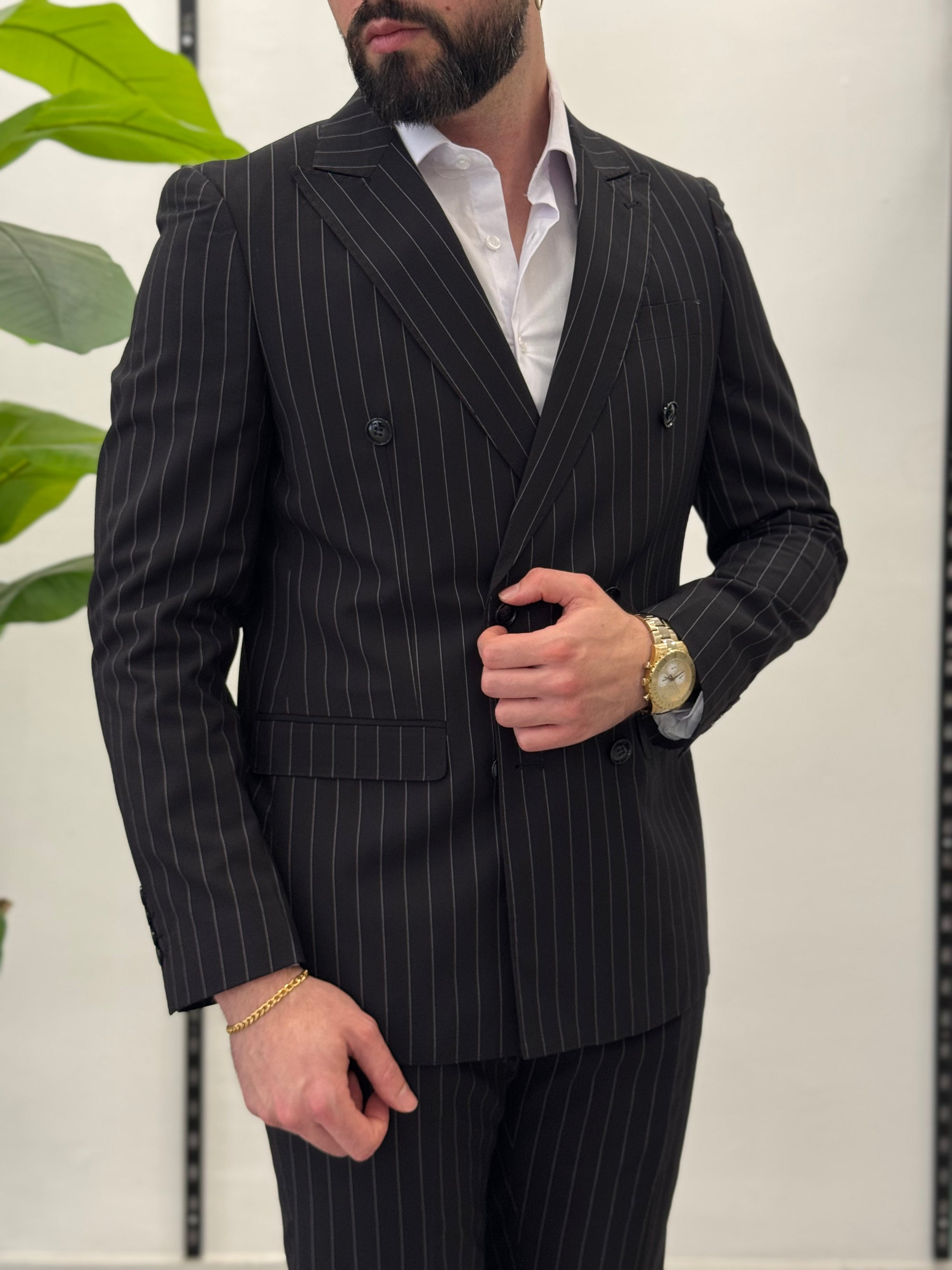 Malaga double-breasted suit 