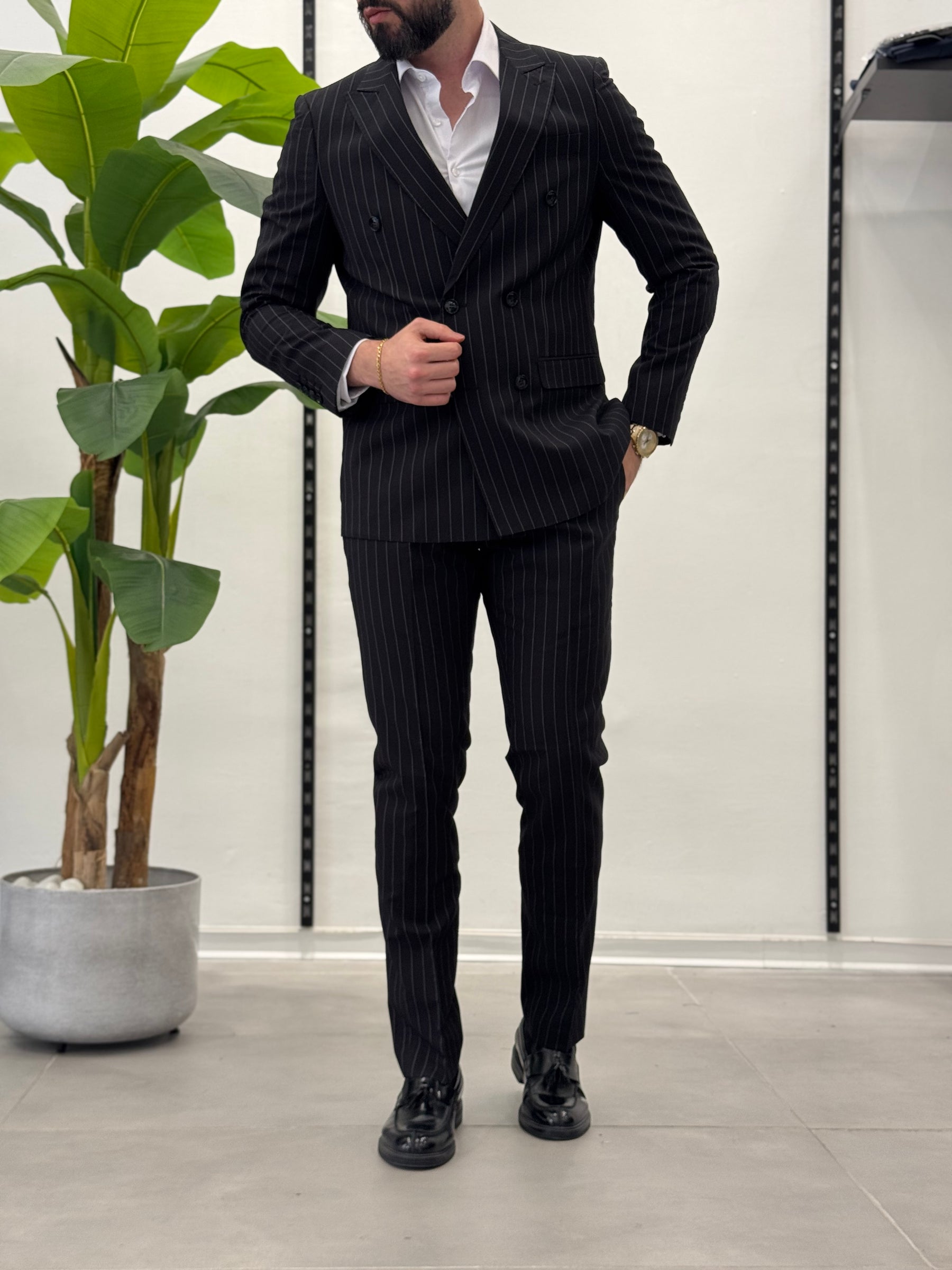 Malaga double-breasted suit 