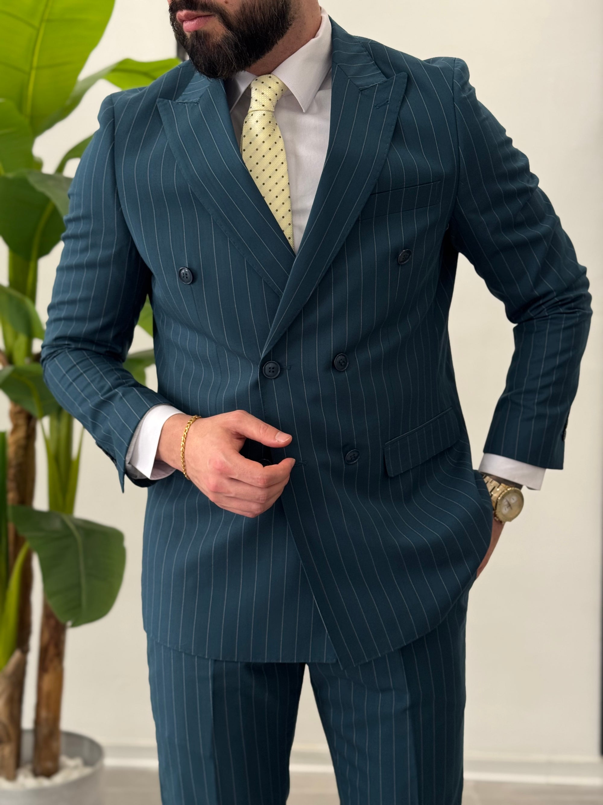 Malaga double-breasted suit 