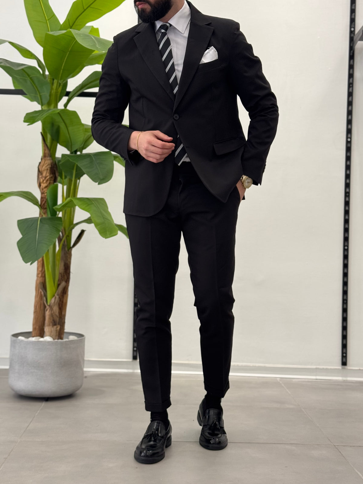 Malaga double-breasted suit 