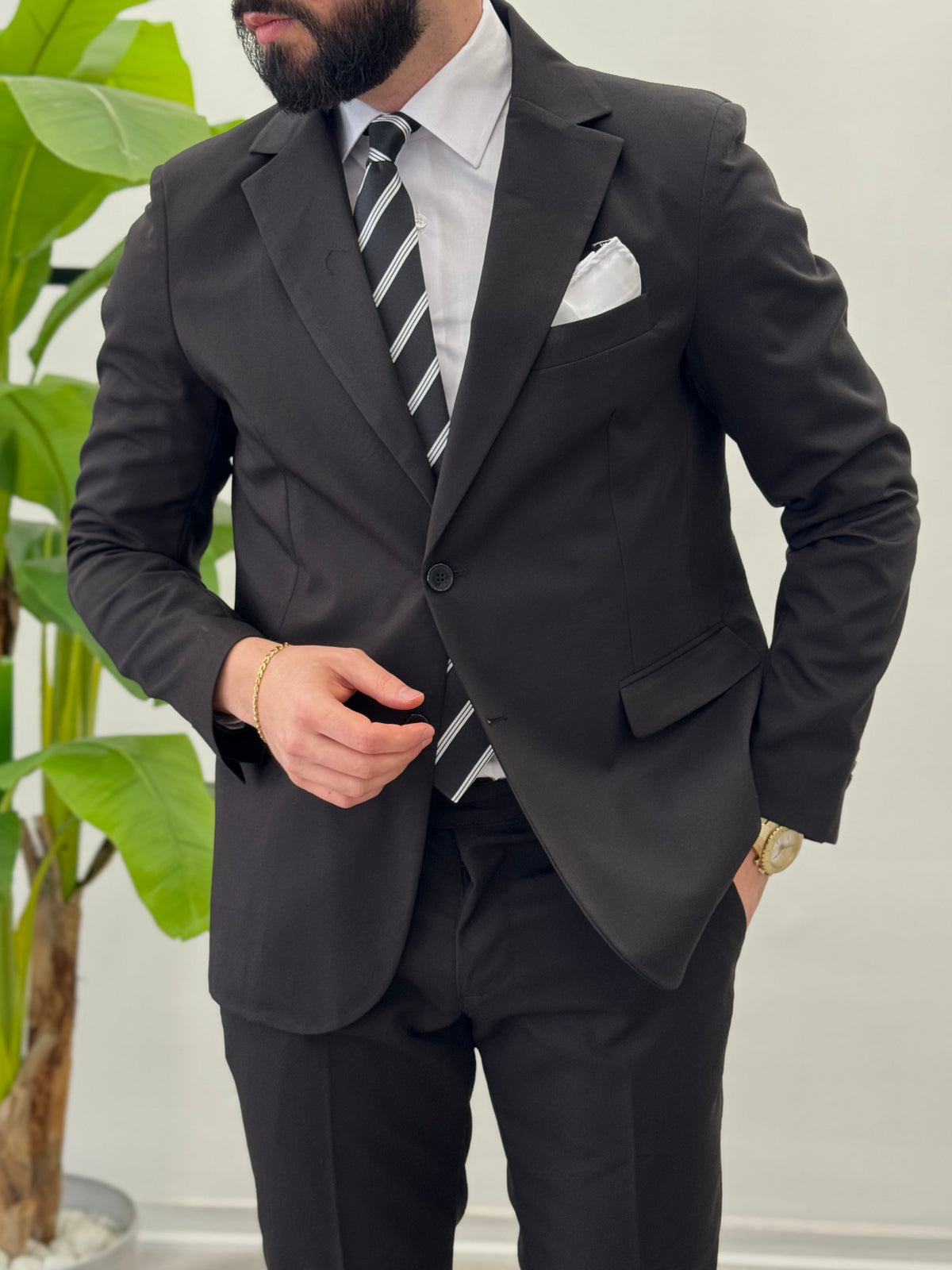 Malaga double-breasted suit 
