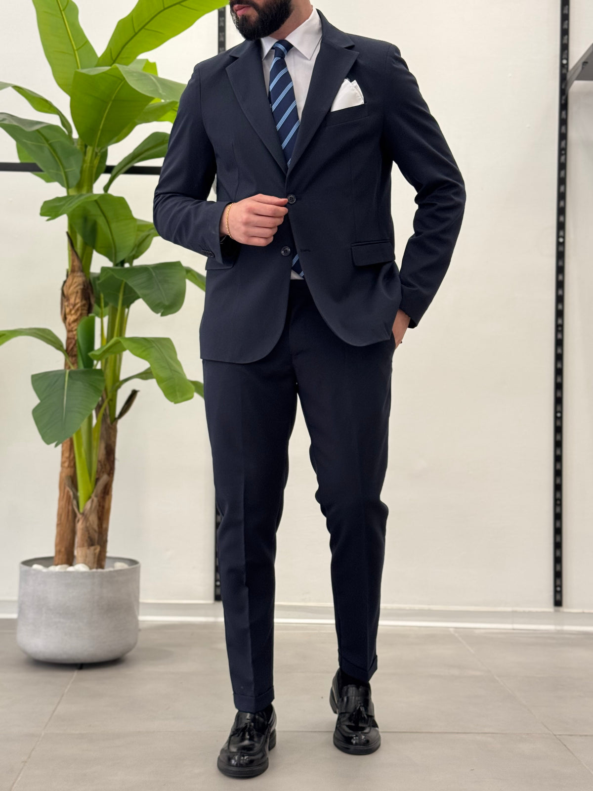 Malaga double-breasted suit 