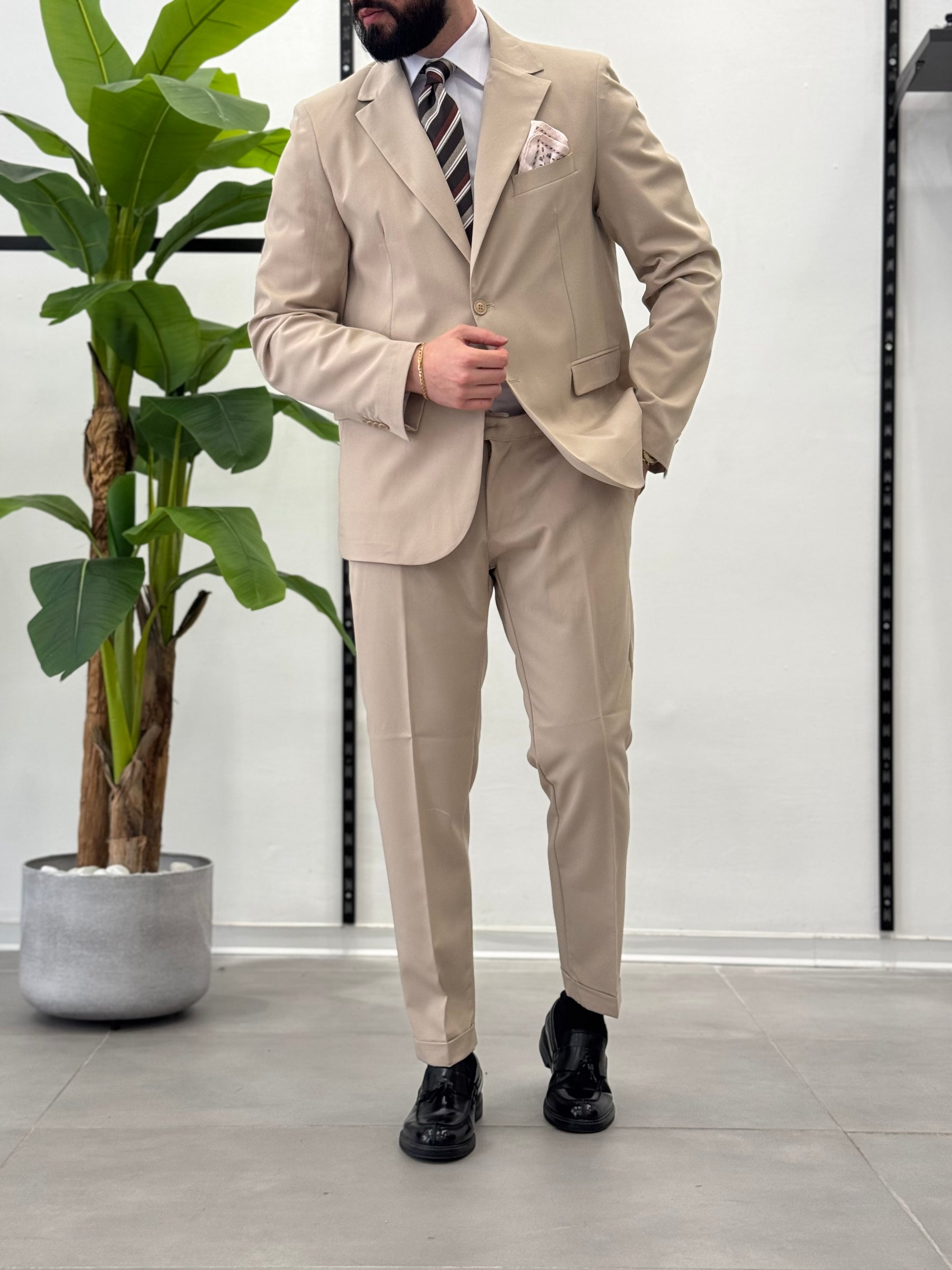 Malaga double-breasted suit 