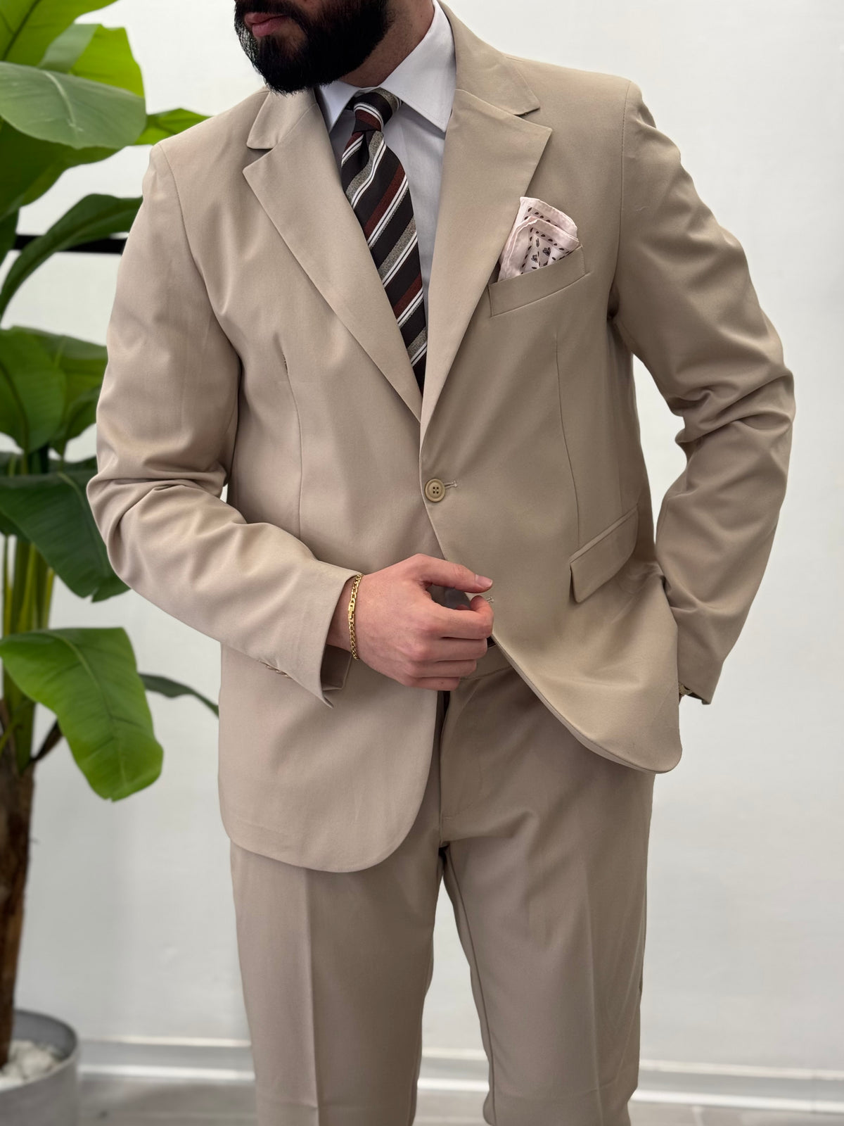 Malaga double-breasted suit 