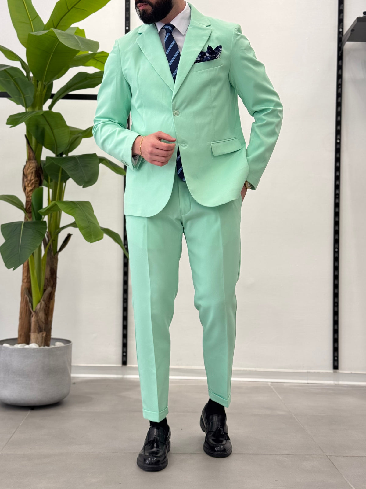 Malaga double-breasted suit 