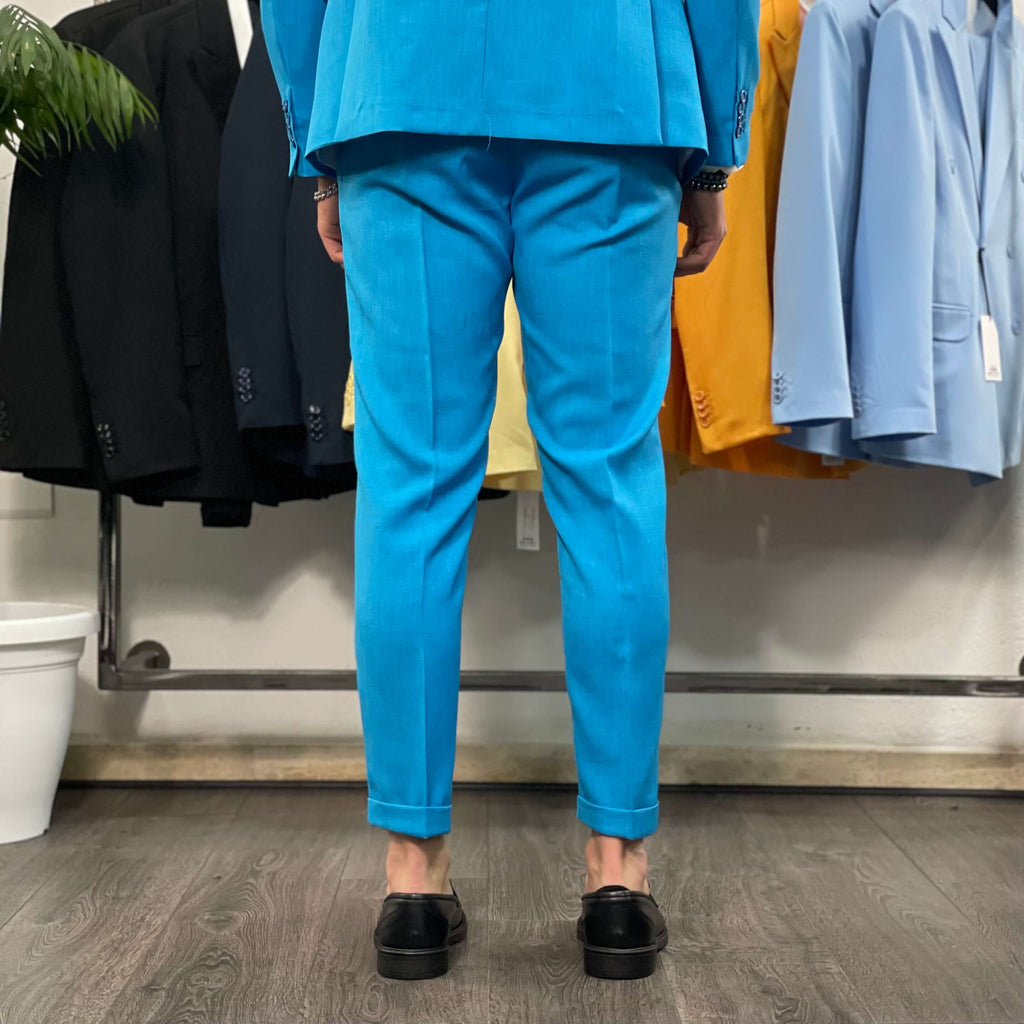 Abito doppiopetto bluette - FLAG STORE