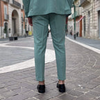 Aqua Green Single-Breasted Suit 2.0 - FLAG STORE 
