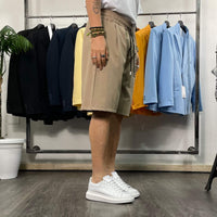Thumbnail for Bermuda beige in viscosa - FLAG STORE