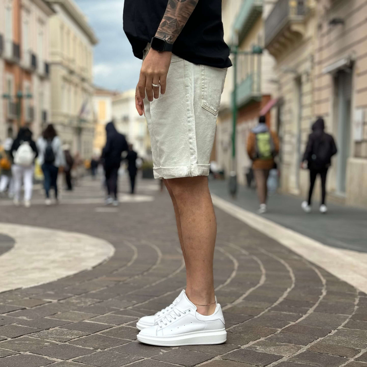 Bermuda di jeans