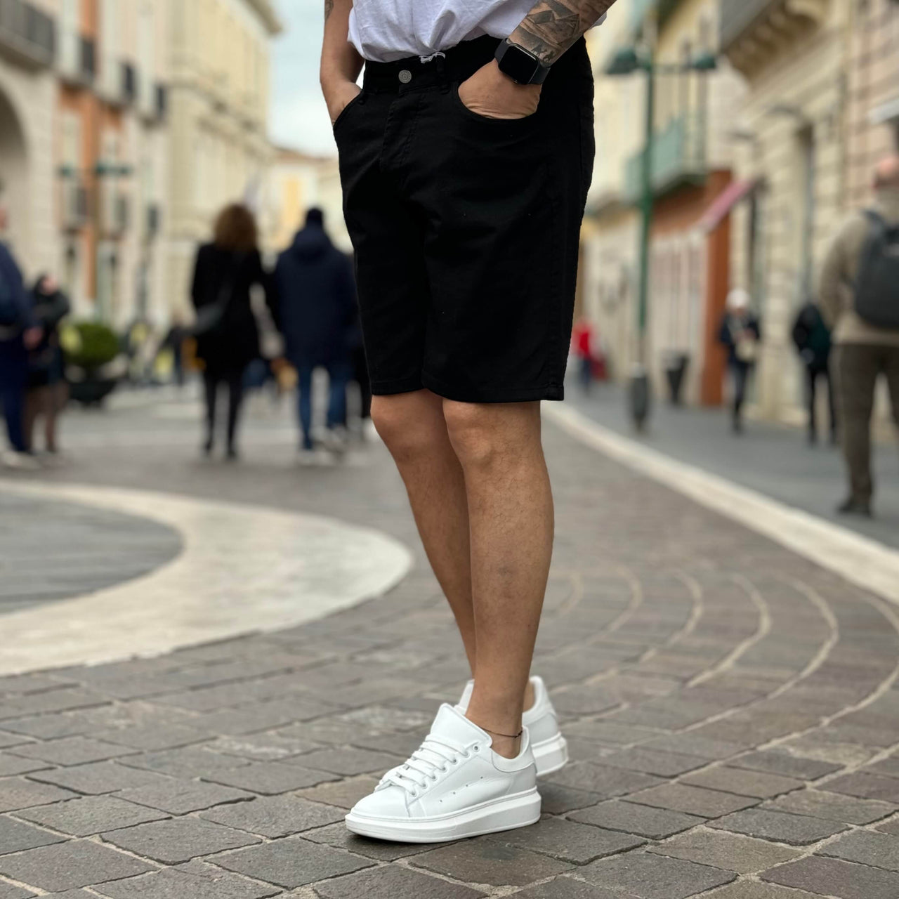 Bermuda di jeans
