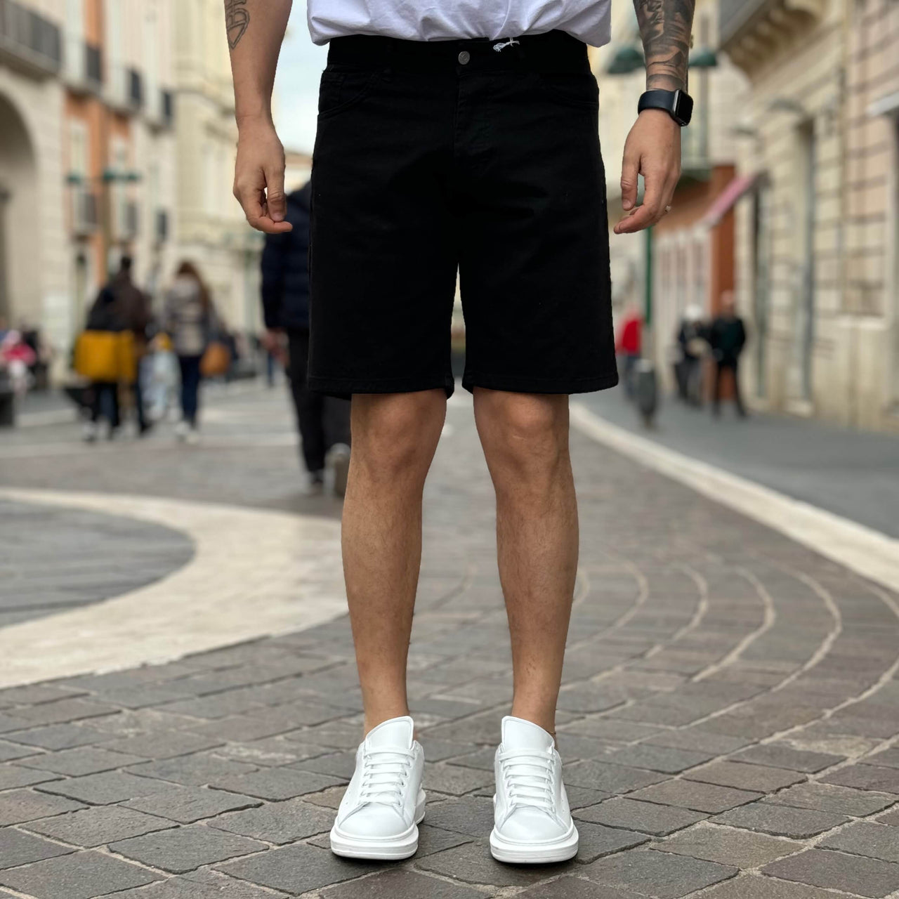 Bermuda di jeans