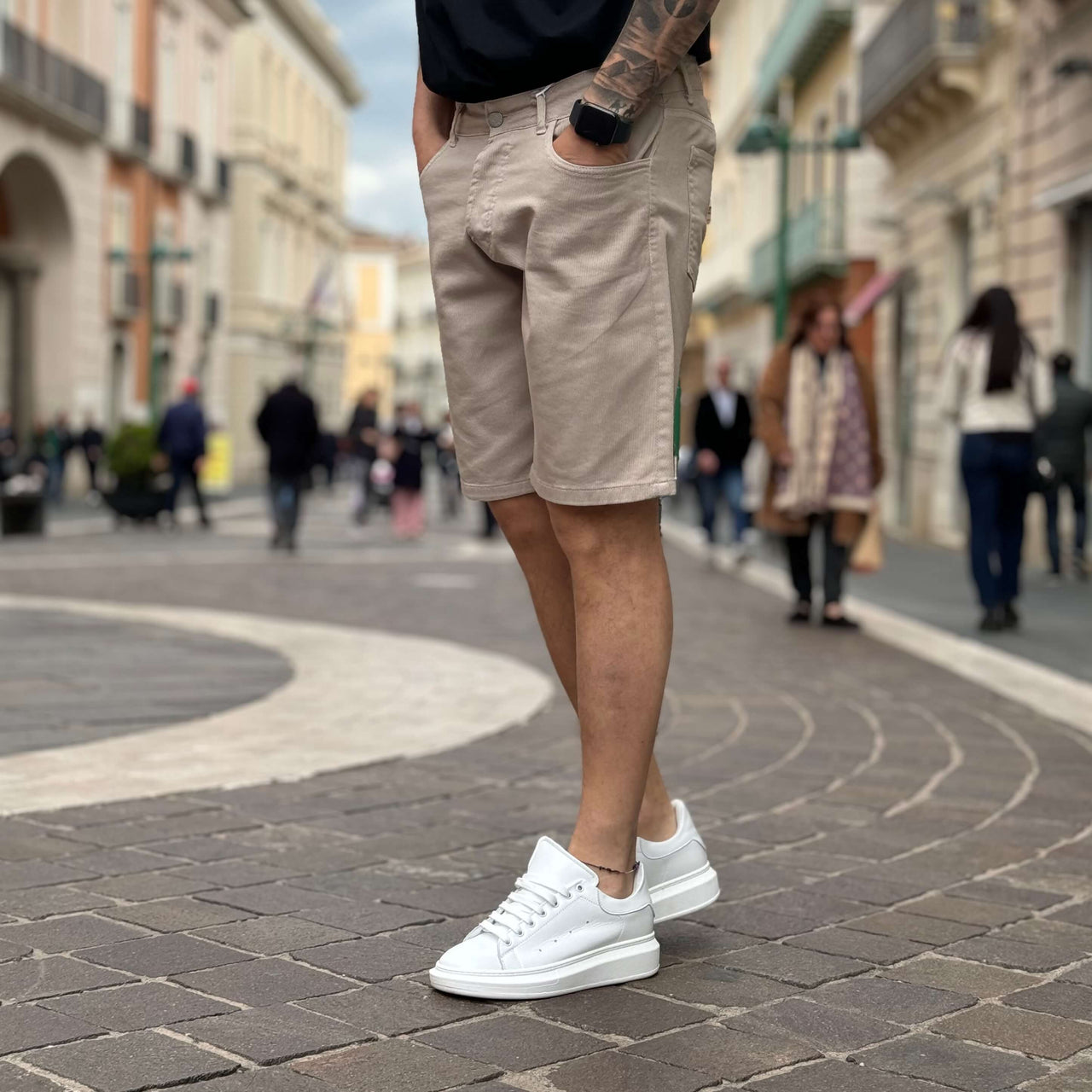 Bermuda di jeans