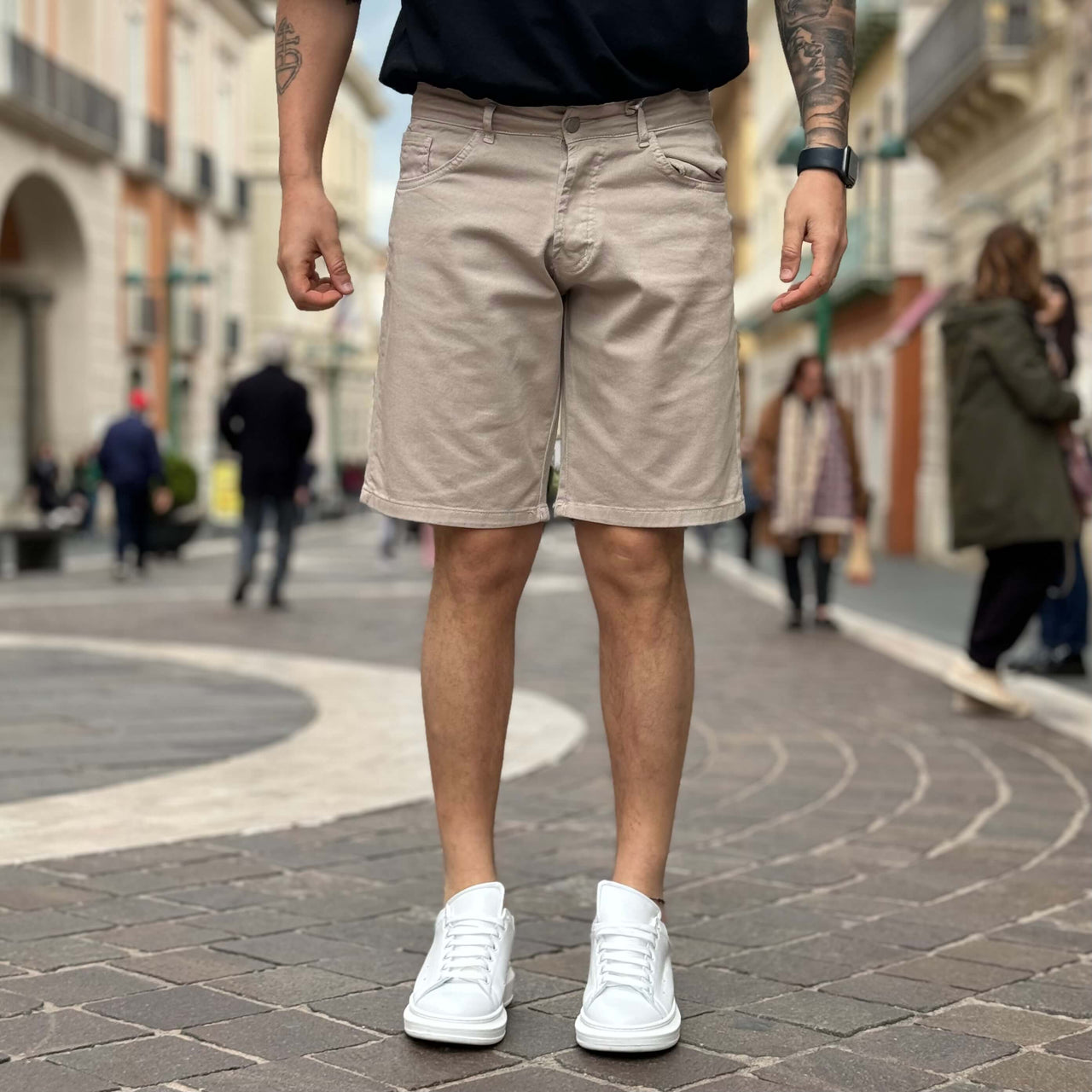 Bermuda di jeans