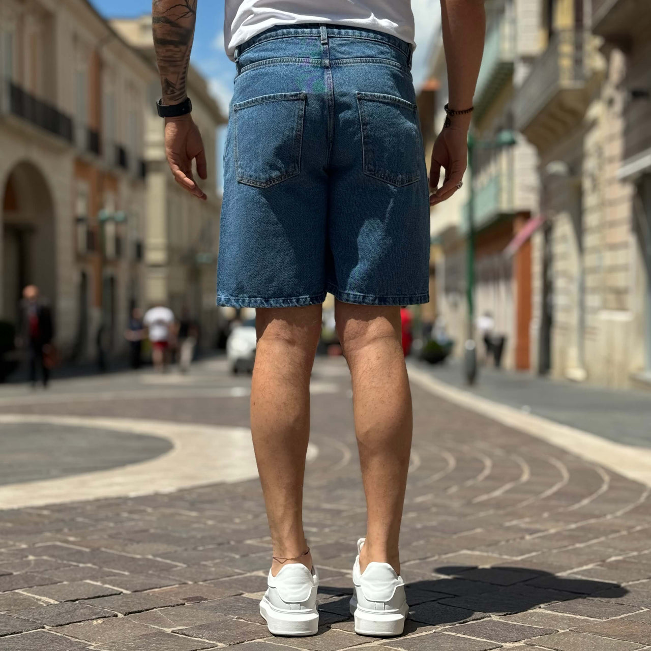 Bermuda di jeans