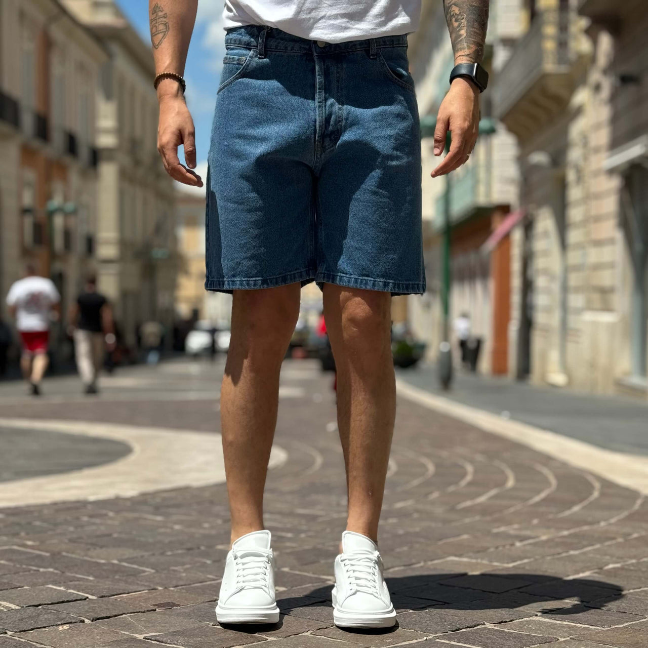 Bermuda di jeans