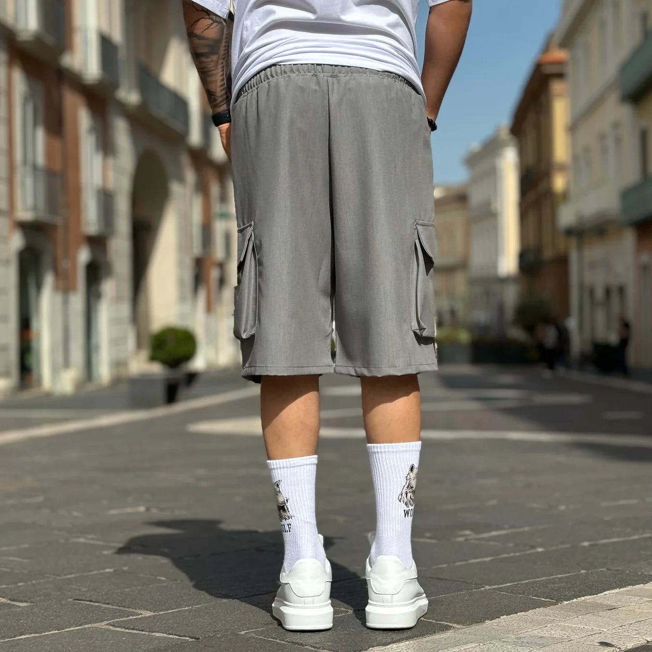 Bermuda tasconato morbido - FLAG STORE