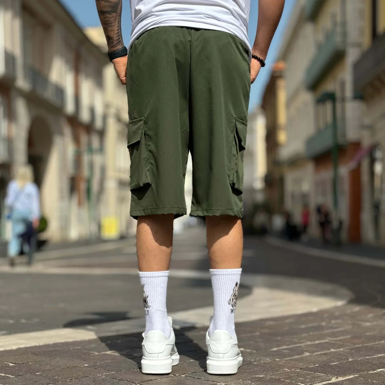 Bermuda tasconato morbido - FLAG STORE