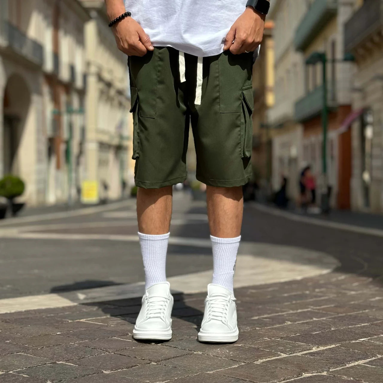 Bermuda tasconato morbido - FLAG STORE