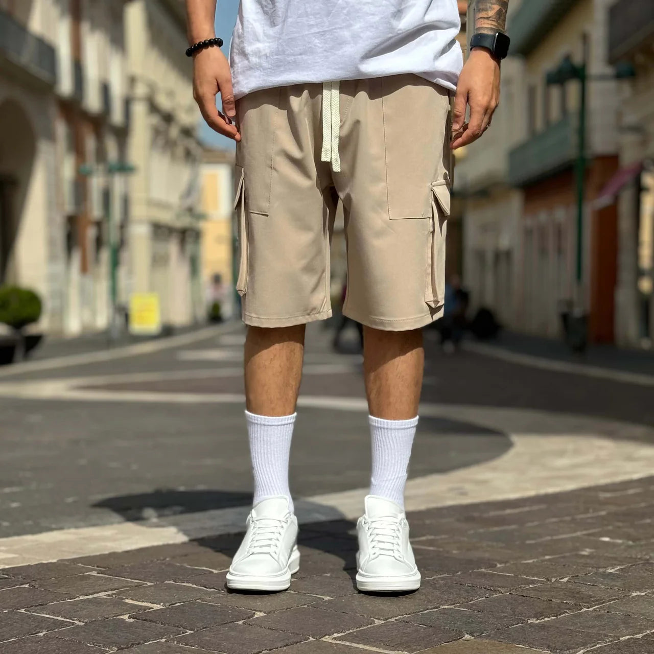 Bermuda tasconato morbido - FLAG STORE