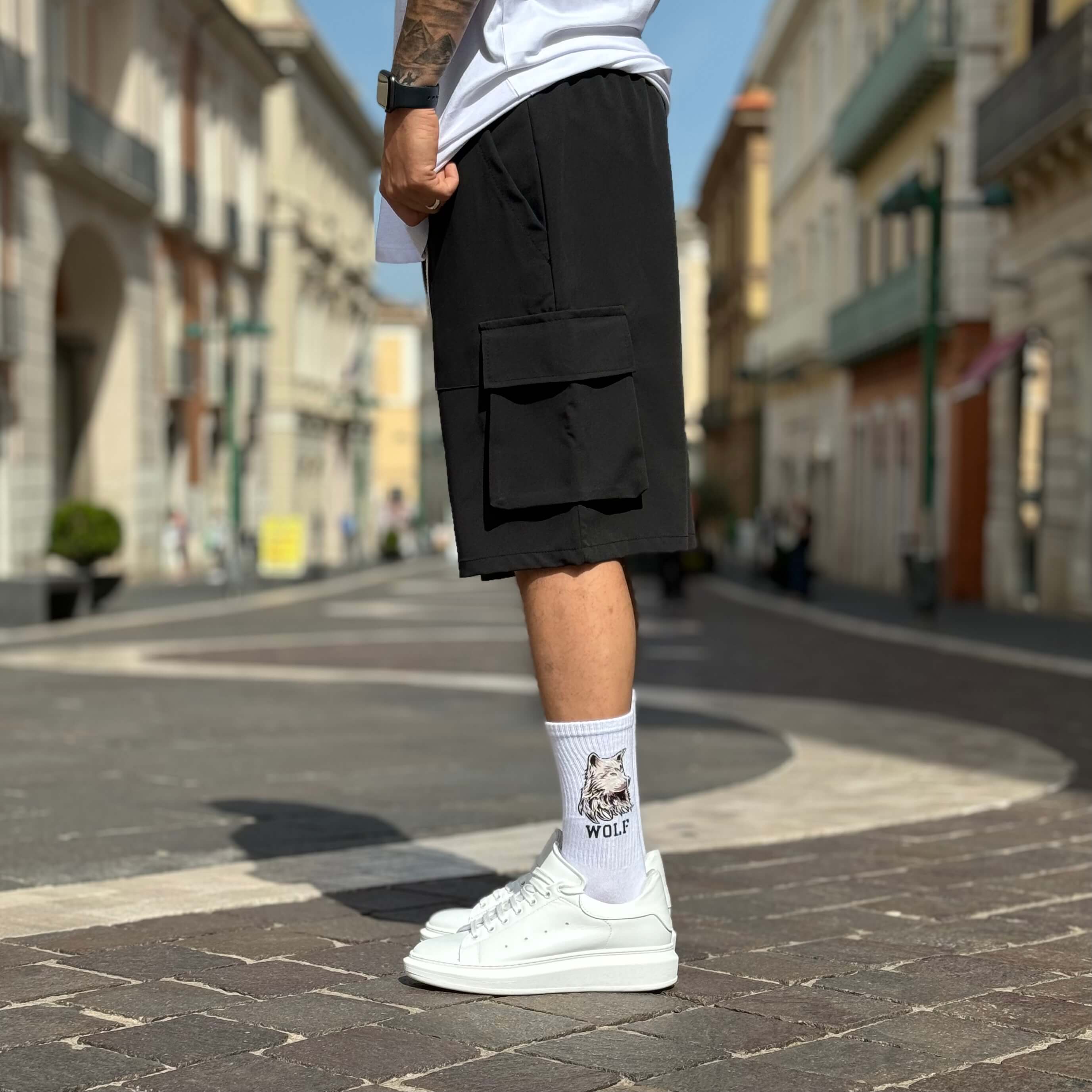 Bermuda tasconato morbido - FLAG STORE