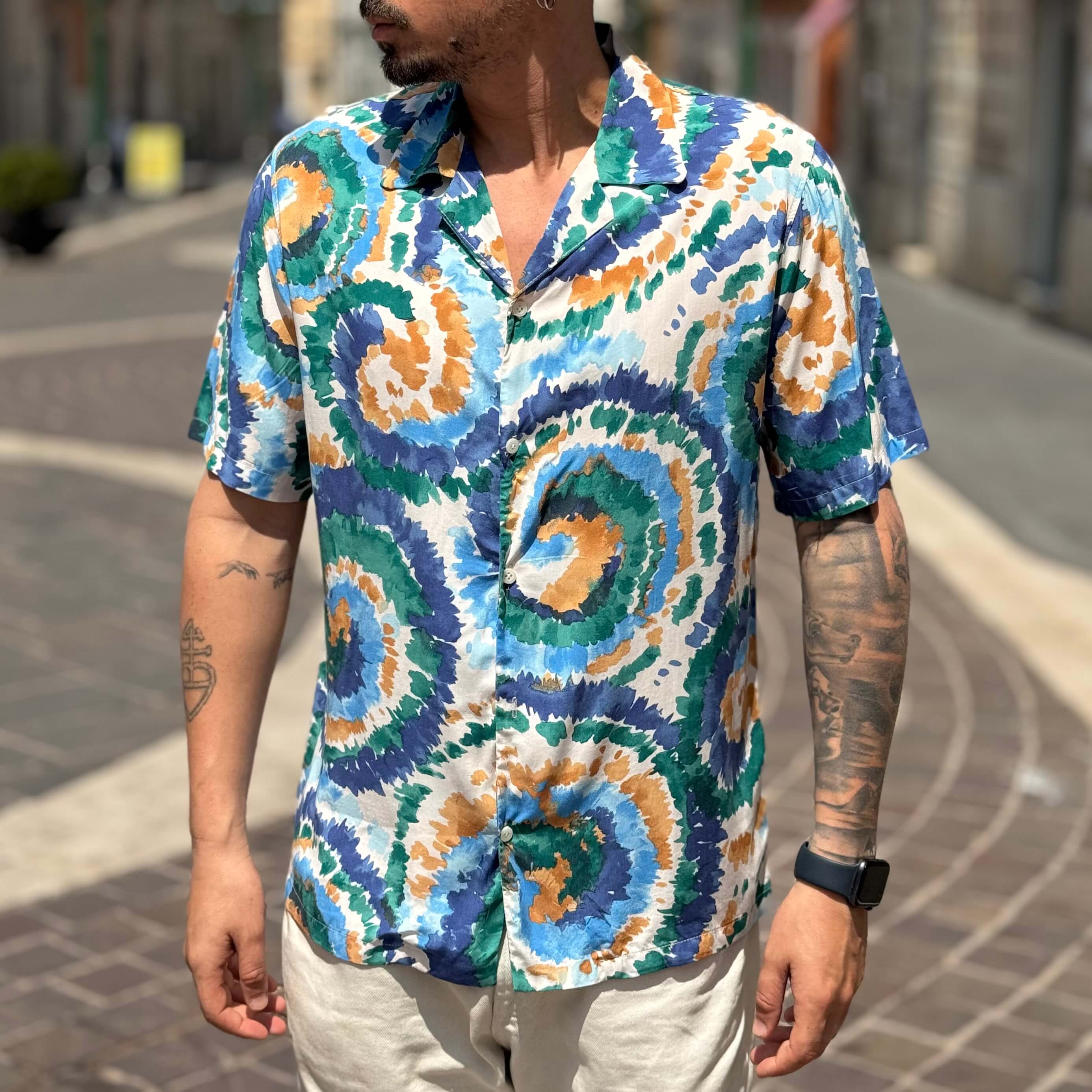 Camicia Ocean Vibes mezza manica