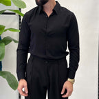 Camicia Slim in Viscosa Zen