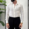 Camicia Slim in Viscosa Zen