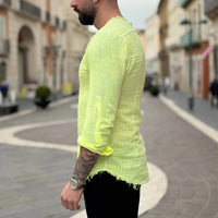 Thumbnail for Camicia con collo sfrangiato - FLAG STORE