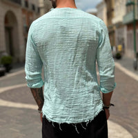 Thumbnail for Camicia con collo sfrangiato - FLAG STORE