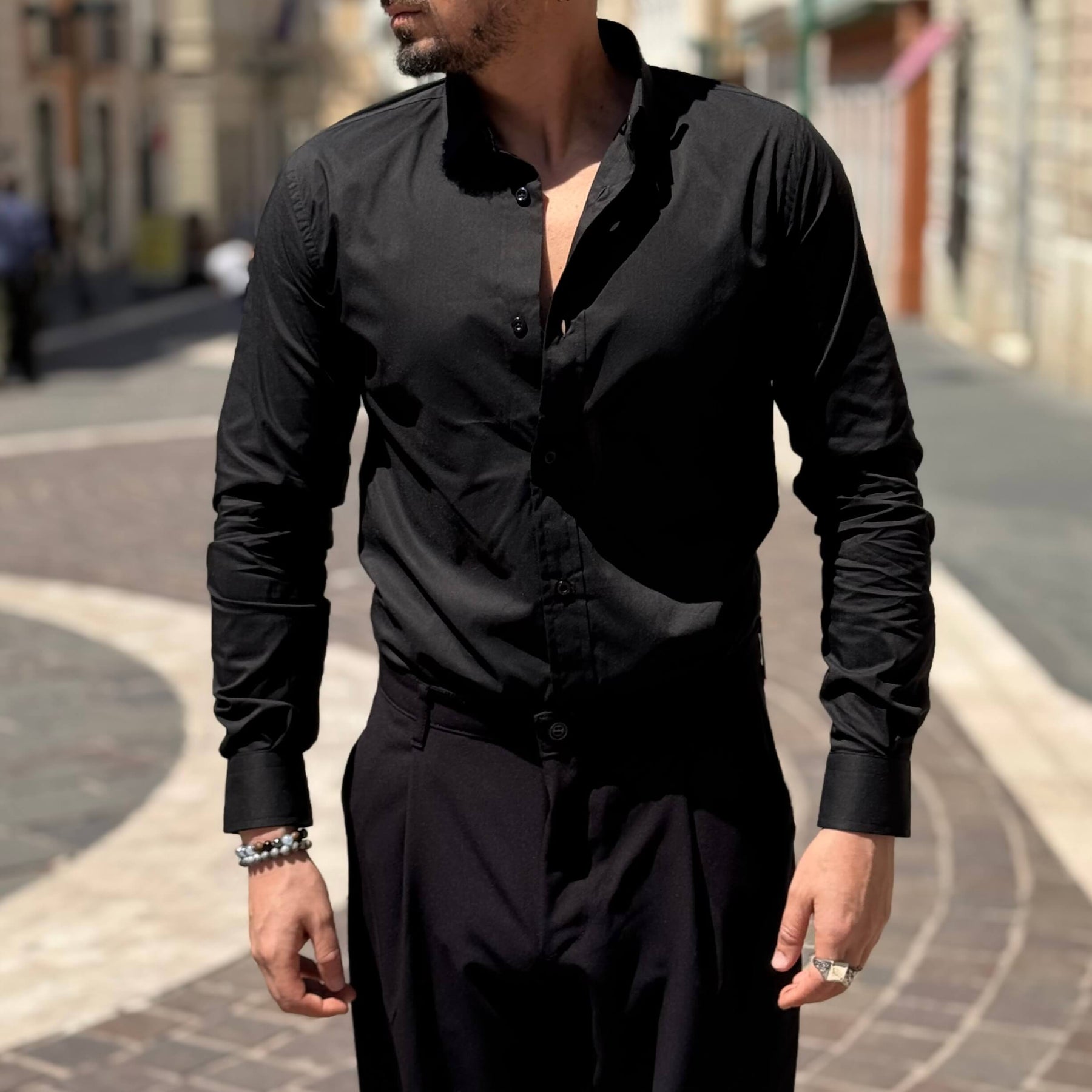 Camicia elegante slim fit - FLAG STORE