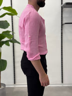 Camicia in Lino Collo Coreano Marracash