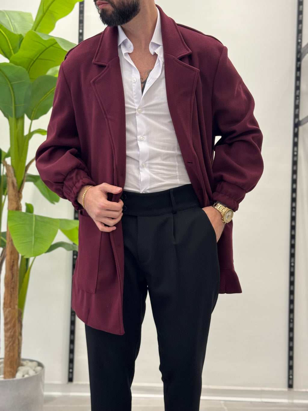 Cappotto Crop Vision