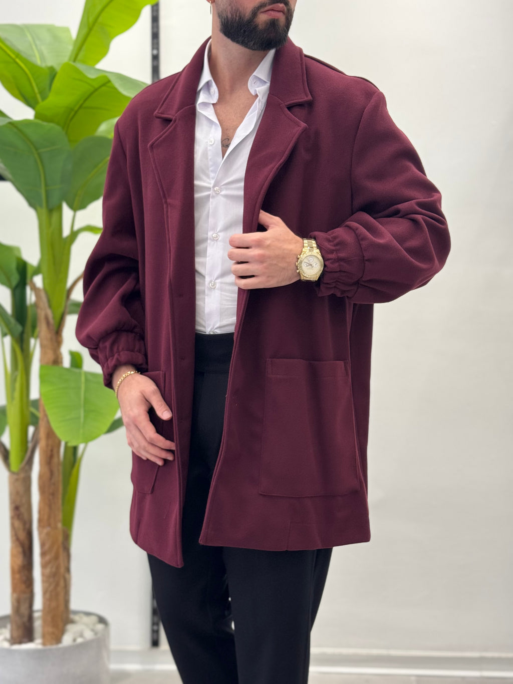 Cappotto Crop Vision