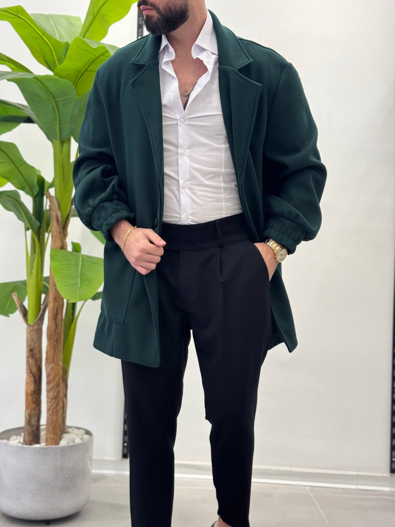 Cappotto Crop Vision