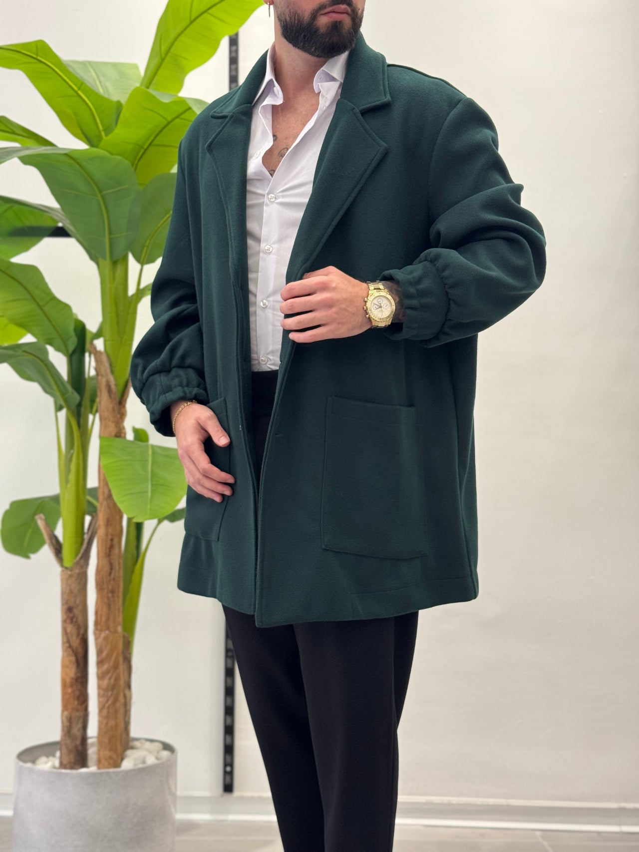 Cappotto Crop Vision