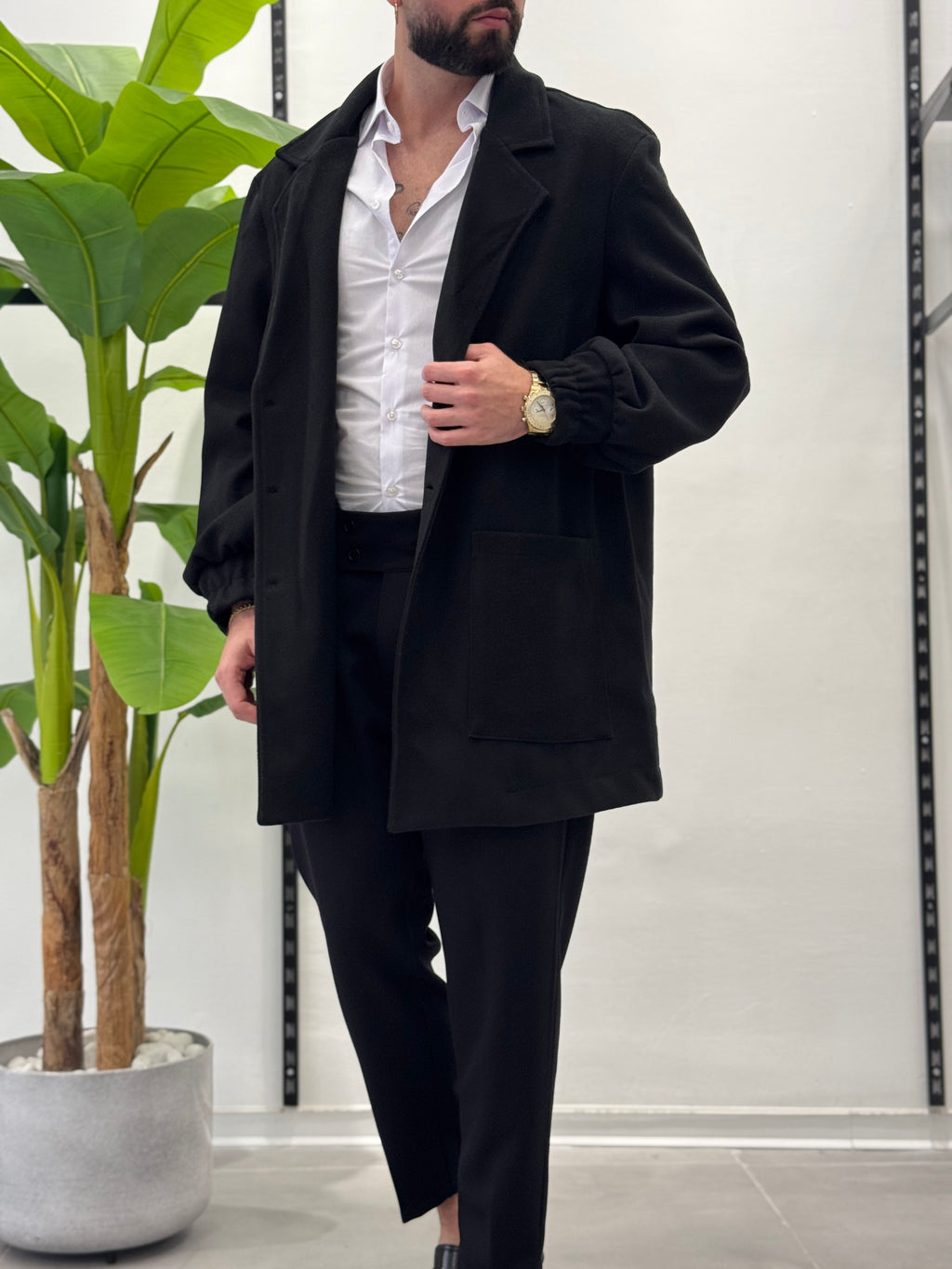 Cappotto Crop Vision