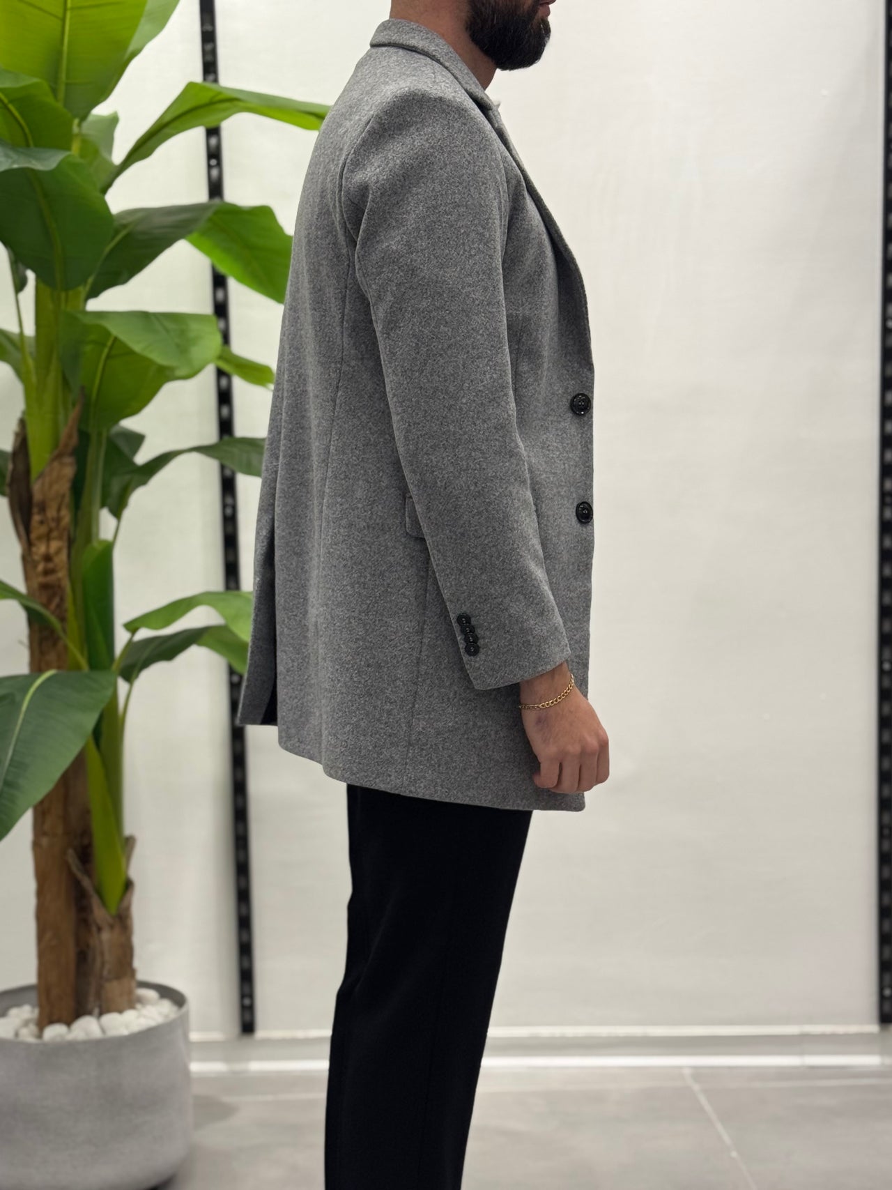 Cappotto Monopetto Gold