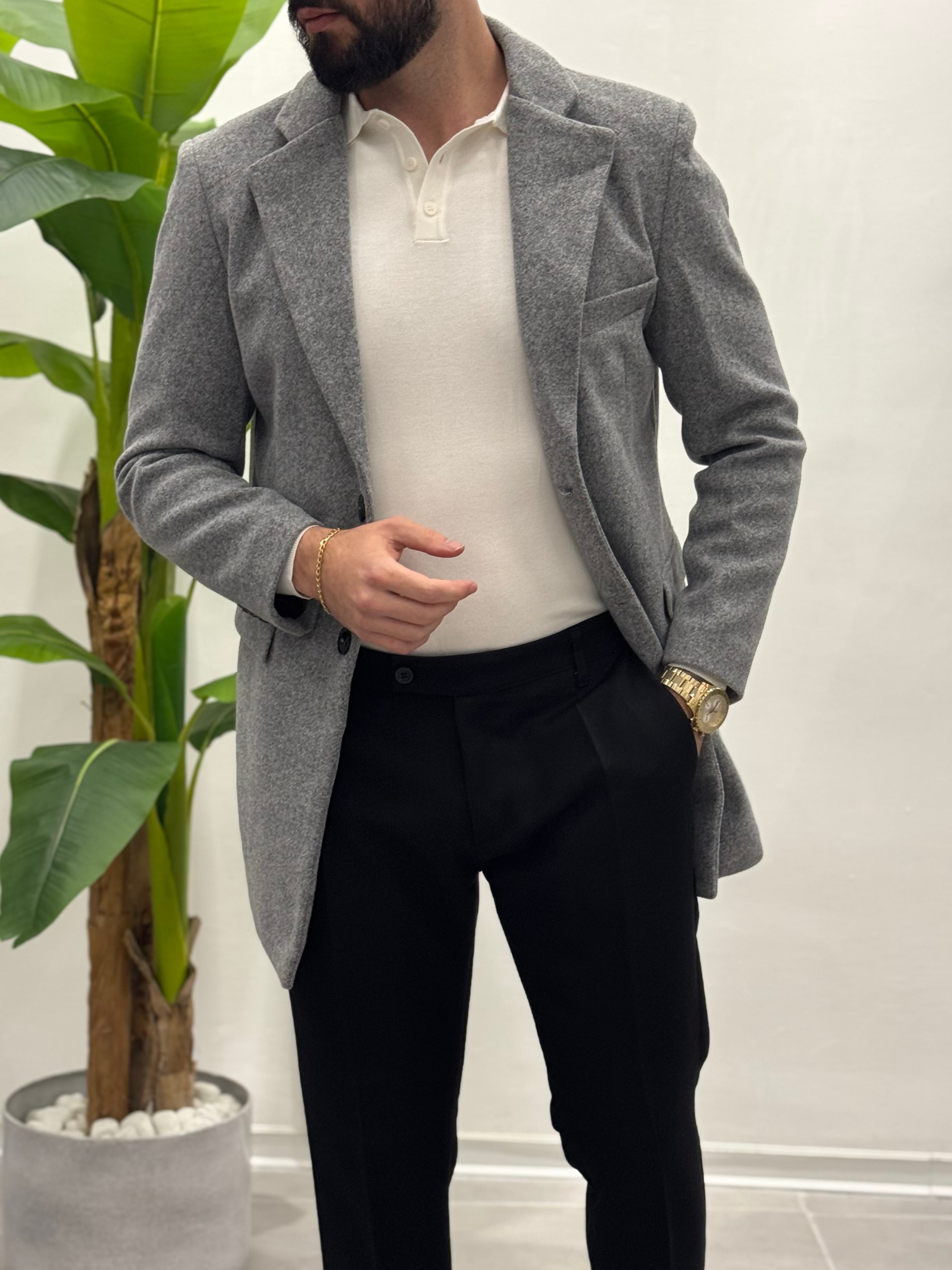 Cappotto Monopetto Gold