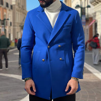 Thumbnail for Cappotto doppio petto blu elettrico - FLAG STORE